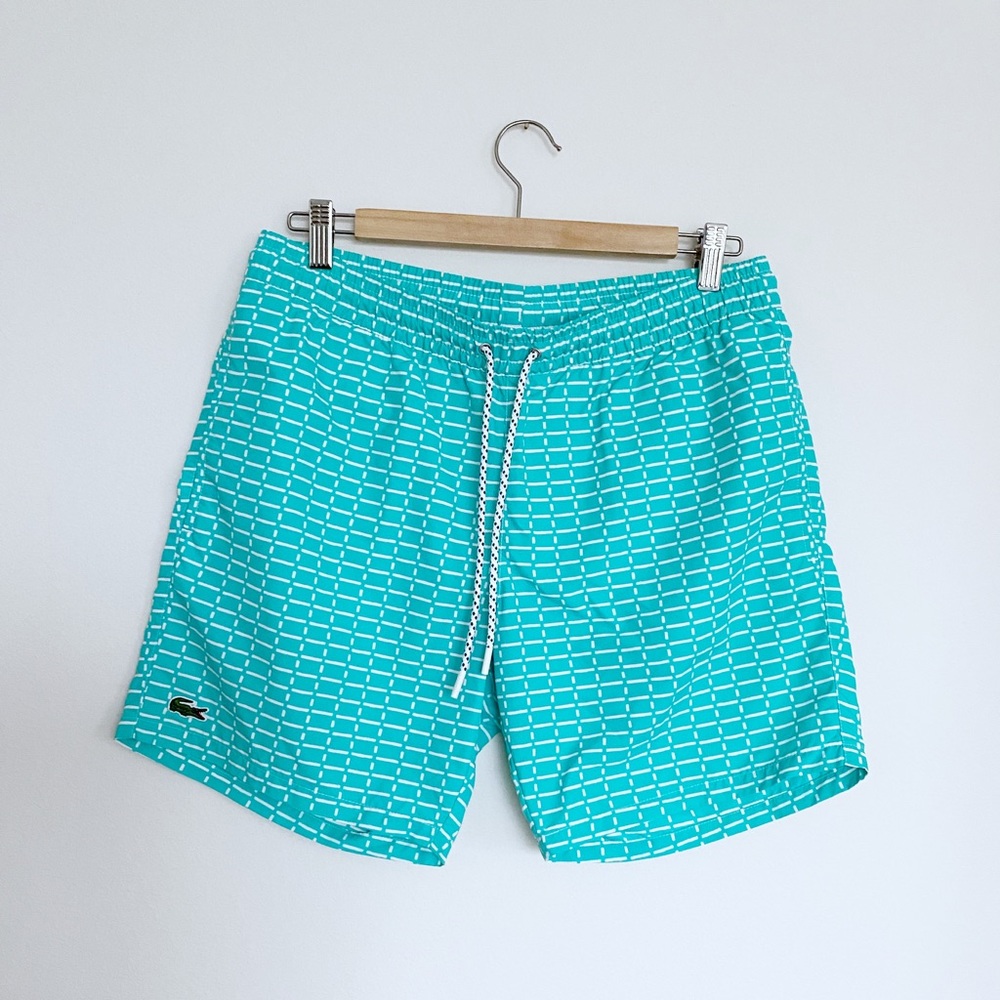 NWT LACOSTE Lined Swim Trunks